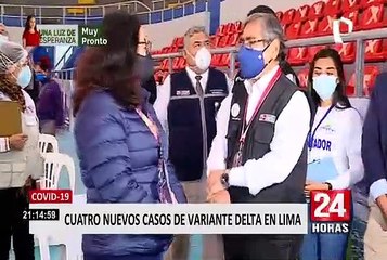 Ministro Ugarte confirma cuatro casos más de la variante Delta en Lima