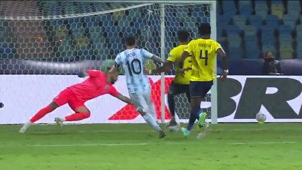 Argentina 3 Vs 0 Ecuador Highlights-Copa America