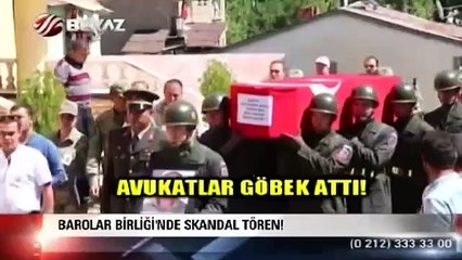 Adli yıl açılışında avukatlar göbek attı