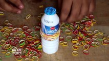 Lassi Plastic Bottle Vs Rubber Bands | Latest Experiment Challenge Video | Ideas Therapy