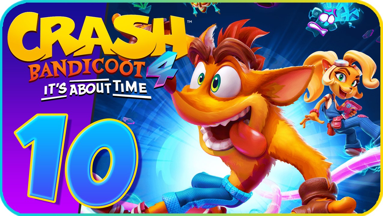 Crash Bandicoot 4: It's About Time Walkthrough Part 10 (PS4) Cortex Island, 1996 (Ending)