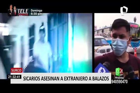 Surco: sicarios asesinan a extranjero a balazos