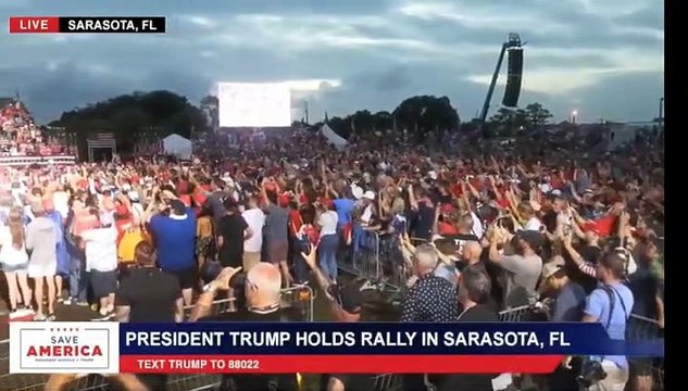 Former President Trump holds rally in Sarasota, Florida July 3, 2021