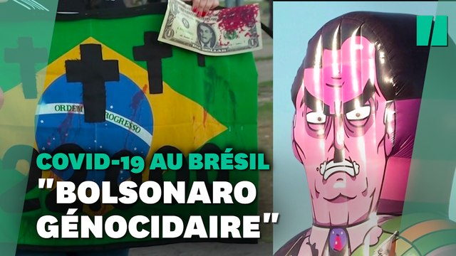 Au Brésil, vastes manifestations contre Bolsonaro et sa gestion de la pandémie