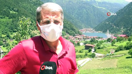 Tam kapanmanın ardından tatilciler Uzungöl'e akın etti