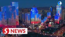 China's Xinjiang holds light show to celebrate CPC centenary