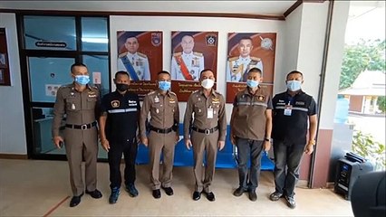 ที่ สภ.โซ่พิสัย อ.โซ่พิสัย จ.บึงกาฬ พล.ต.ต.สมศักดิ์ คงไพบูลย์ ผบก.ภ.บึงกาฬและ พ.ต.อ.ฉกาจน์ เทียมวงศ์ รักษาการ ผกก.โซ่พิสัย แถลงผลการกวาดล้าง