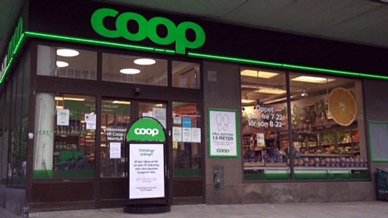 800 coop-filialen dicht: us-cyberangriff schwappt nach schweden