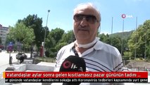 Vatandaşlar aylar sonra gelen kısıtlamasız pazar gününün tadını çıkardı