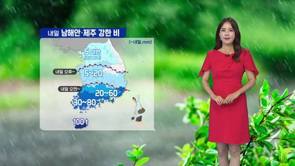 [날씨] 밤사이 내륙 장마 소강...남해안·제주 강한 비 / YTN