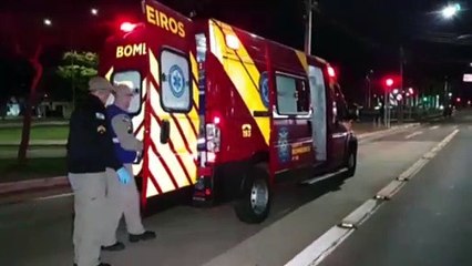 Agredido com garrafada, jovem é socorrido pelo Siate na Avenida Brasil