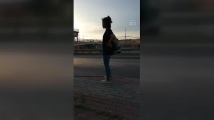 Büyükçekmece'de otomobilin çarptığı hemşire yaralandı