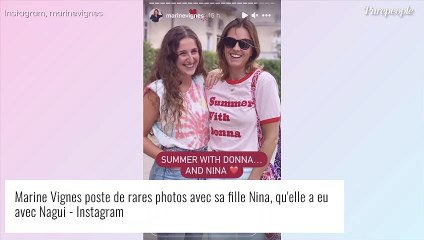 Nagui, sa fille son sosie ? Nina prend la pose, radieuse avec sa mère Marine Vignes