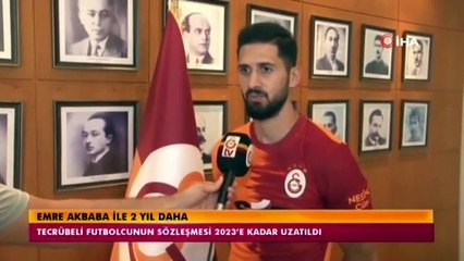 Galatasaray'da, Emre Akbaba'dan 2 yıllık imza!