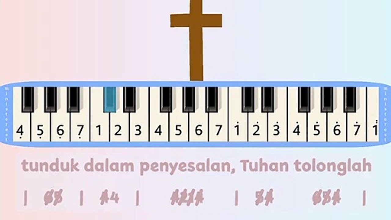 MAMPIRLAH DENGAR DOAKU: PIANIKA ❲MELODICA❳ TUTORIAL | LAGU ROHANI