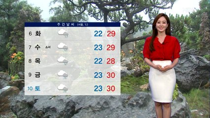 본격 장마 시작…오늘 제주·전남남해안 도서지역 호우특보