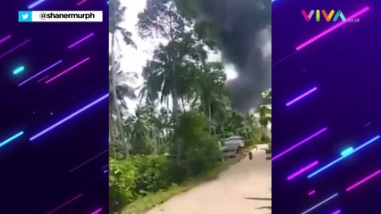 Pesawat Militer Jatuh Gagal Mendarat, 17 Orang Meninggal
