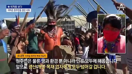 [세계를 보다]아마존 원주민들 시위…2년간 서울 면적 30배 파괴