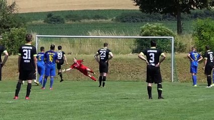 Elfmetertor von Josu de las Heras zum 2:0 der SG Niedernjesa gegen Rosdorf