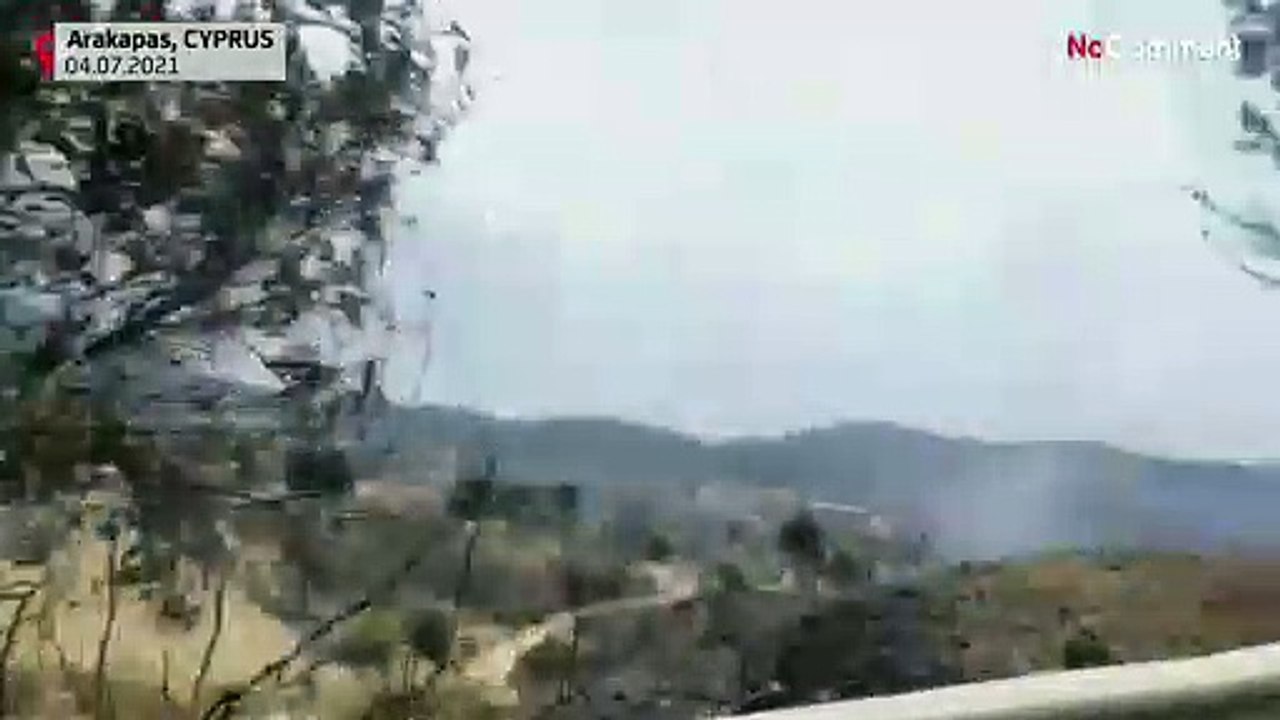 Fatal wildfire in Cyprus