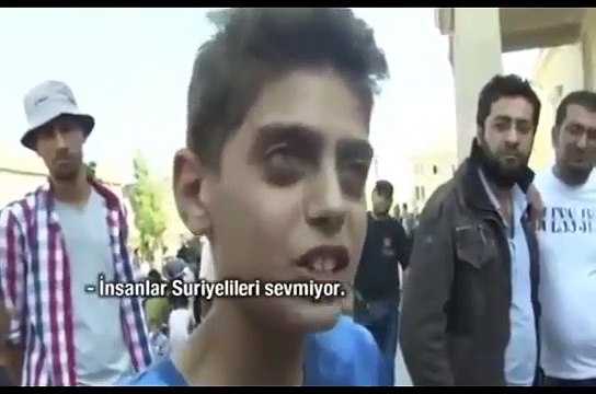 Suriyeli çocuktan Avrupa'ya anlamlı mesaj: Savaşı durdurun yeter...