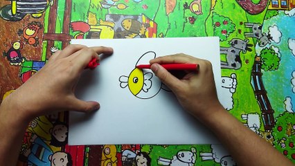 cara menggambar ikan untuk anak dengan mudah