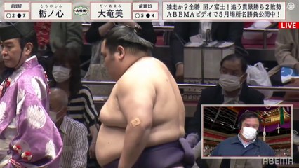 Tochinoshin vs Daiamami - Natsu 2021, Makuuchi - Day 10