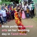 Viral Video Shows Tamil Nadu Bride Performing Martial Arts