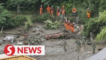 Japan rescue work continues after deadly landslides