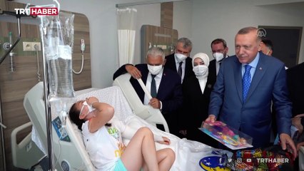 Erdoğan'ın çocuk hastayla diyaloğu gülümsetti