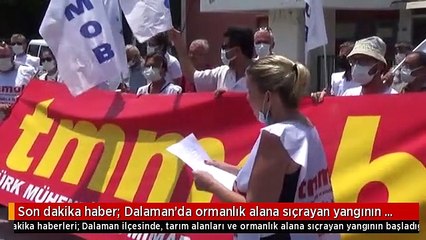 Son dakika haber: Dalaman'da ormanlık alana sıçrayan yangının başladığı fabrikada soğutma çalışmaları devam ediyor