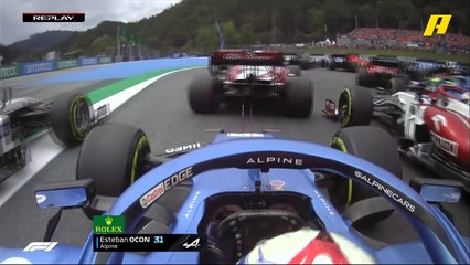 أوكون خارج السباق رسميا بعد ضرر كبير في سيارته