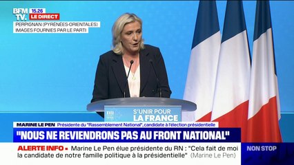Marine Le Pen: "La seule et unique alternative [à la mondialisation], c'est la Nation"