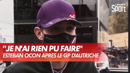 Esteban Ocon après son abandon - GP d'Autriche