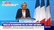 Union européenne: Marine Le Pen espère la "constitution d'un grand groupe européen des partis souverainistes"