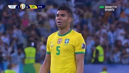 Angel Di Maria Goal - Argentina 1-0 Brazil - Copa America 10-07-2021