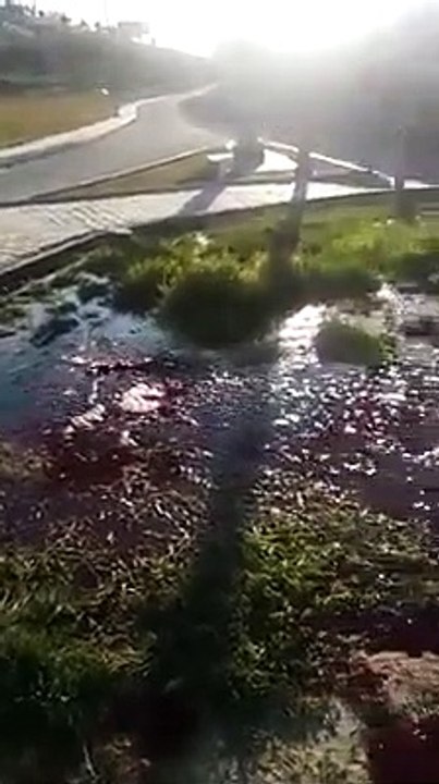 TURQUIA RIO SE VUELVE SANGRE
