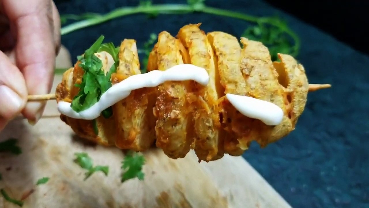 Airfryer Recipes Ep4- आलू ट्विस्टर | Potato Twister | Potato Tornado | Spiral Potato Without Machine
