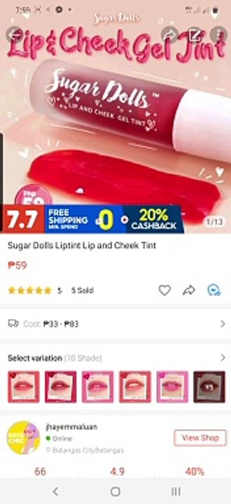 Shopee charges