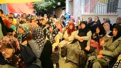 Şehit cenazesinde gözyaşı sel oldu