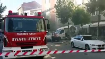 İstanbul'da doğalgaz patladı