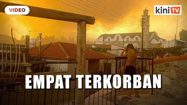 Empat maut dalam kebakaran hutan di Cyprus