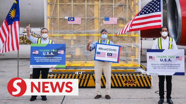 Covid-19: US donation of one million Pfizer vaccines arrives in M’sia
