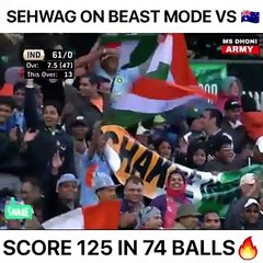 Ind vs Nz 2017 match highlights  Watch Sehwag On Beast Mode Destroying Nz   IND VS NZ_360p