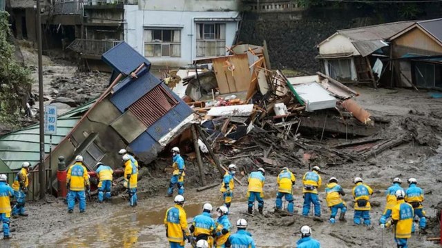 Deadly landslide hits Japan, 20 missing, rescue underway