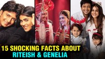 Unknown Facts About Celebrity Couple Riteish Deshmukh & Genelia D'Souza