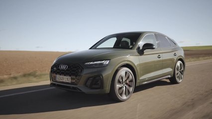 The new Audi SQ5 Sportback Driving in Spain
