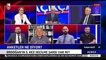 Canlı yayında Erdoğan kavgası: ''Erdoğan'ın adaylığı hukuki değil, anket firmaları sormasın''