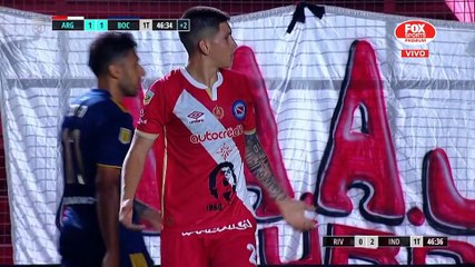 Torneo LPF: Arg 1 - 1 Boca (Primer Tiempo)