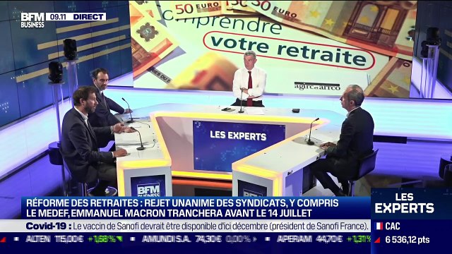 Les Experts : Réforme des retraites, rejet unanime des syndicats - 05/07